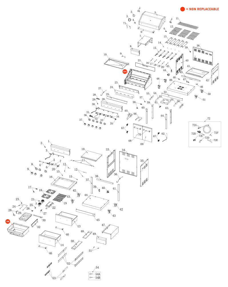 replacement grill parts for your KitchenAid 720-0990C