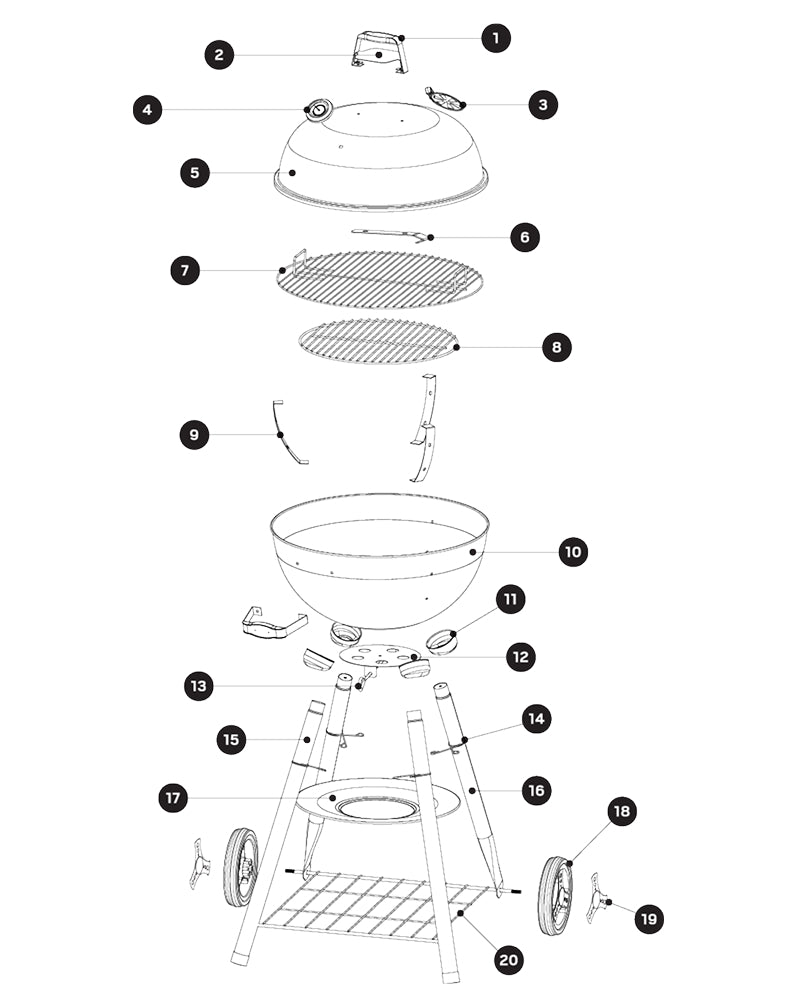 replacement grill parts for your Master Chef 810-0035