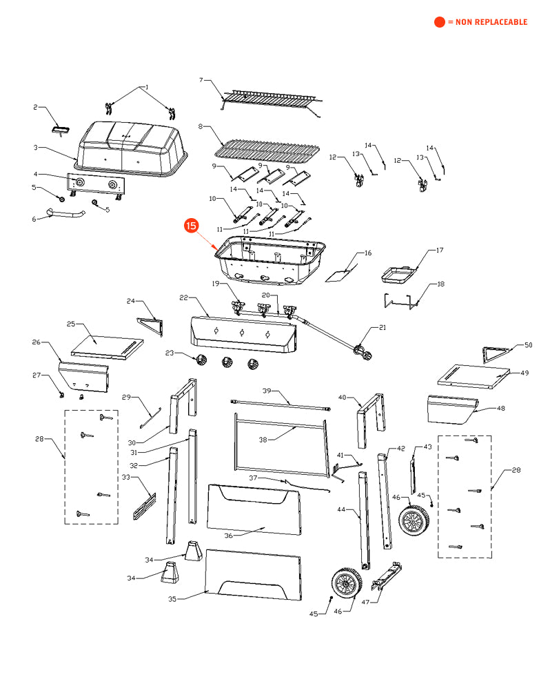 replacement grill parts for your Megamaster 720-1066