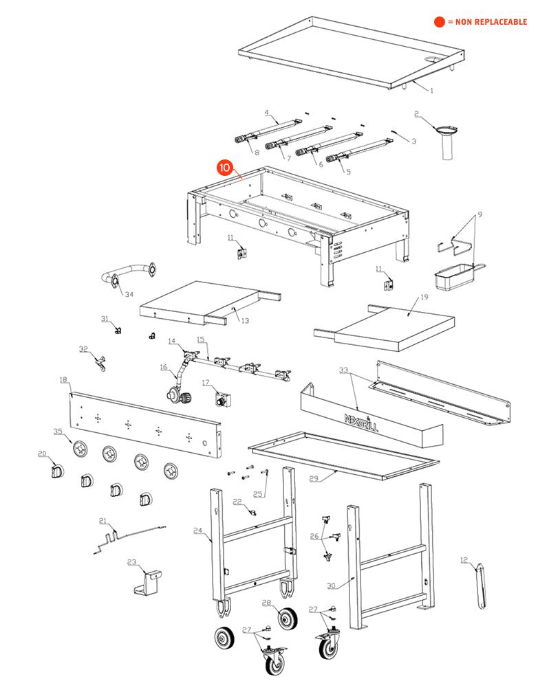 replacement grill parts for your Nexgrill 720-0786L
