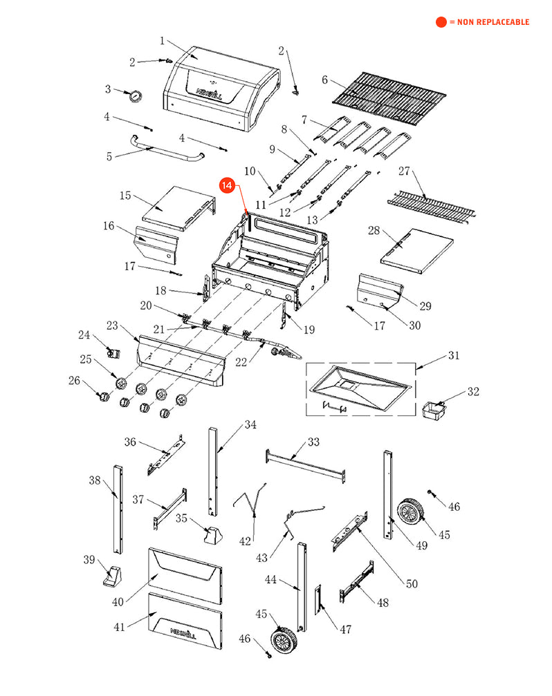 replacement grill parts for your Nexgrill 720-0925PG