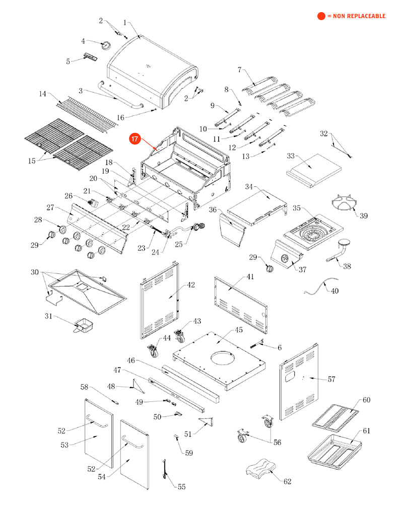 replacement grill parts for your Nexgrill 720-1141