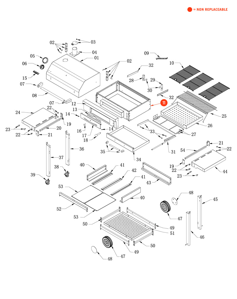replacement grill parts for your Nexgrill 810-0021N