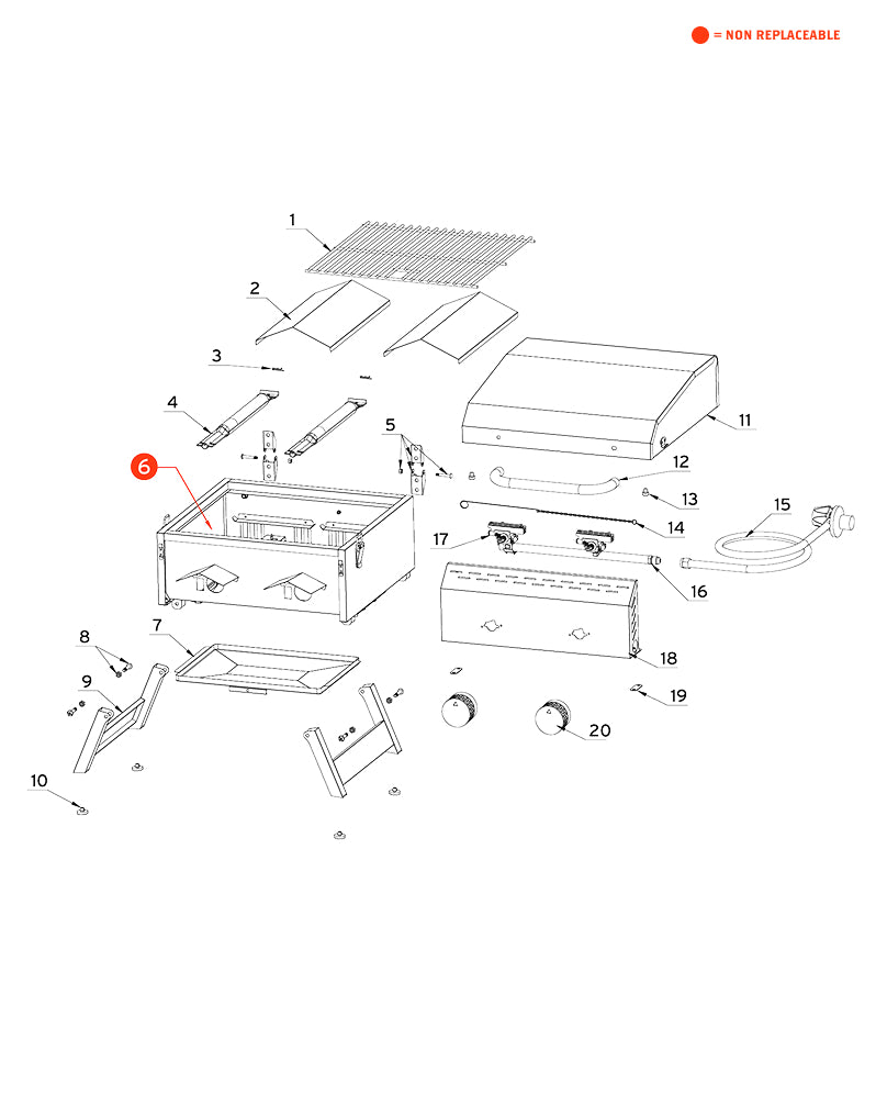replacement grill parts for your Nexgrill 820-0033MP