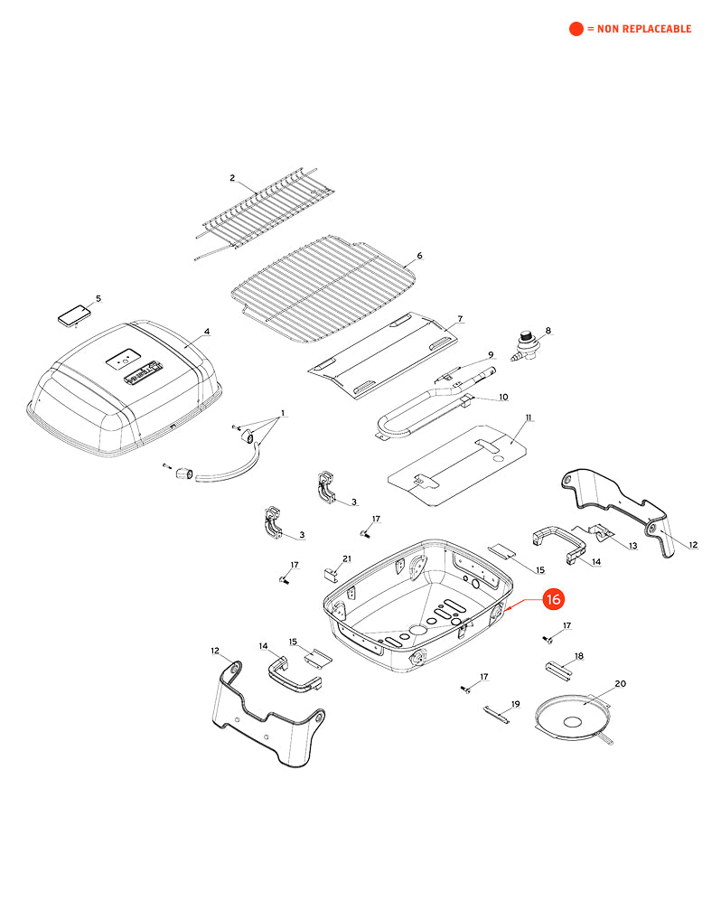 replacement grill parts for your Nexgrill 820-0065B