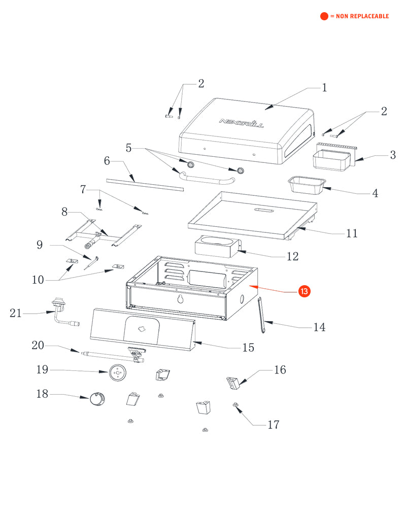 replacement grill parts for your Nexgrill 820-0081