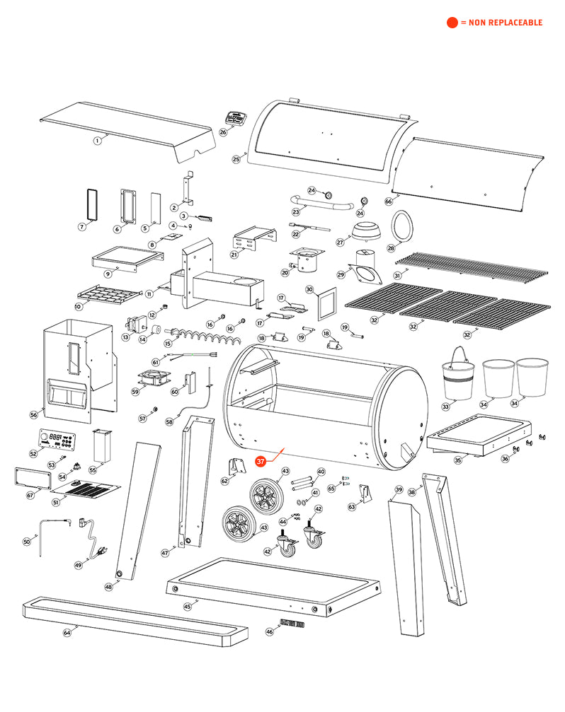replacement grill parts for your Nexgrill 910-05003