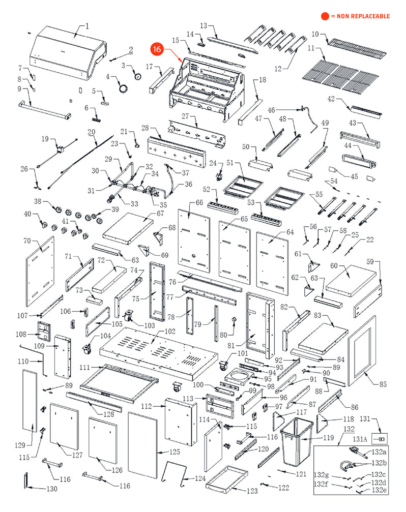 replacement grill parts for your Spire 860-0032