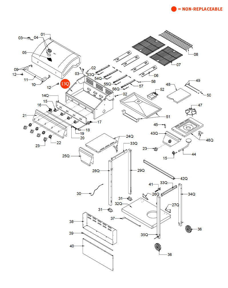 replacement grill parts for your Grillmaster 720-0697