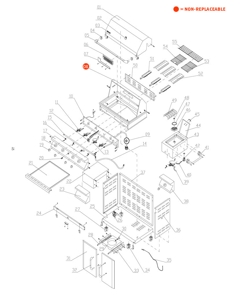 replacement grill parts for your JennAir 720-0061