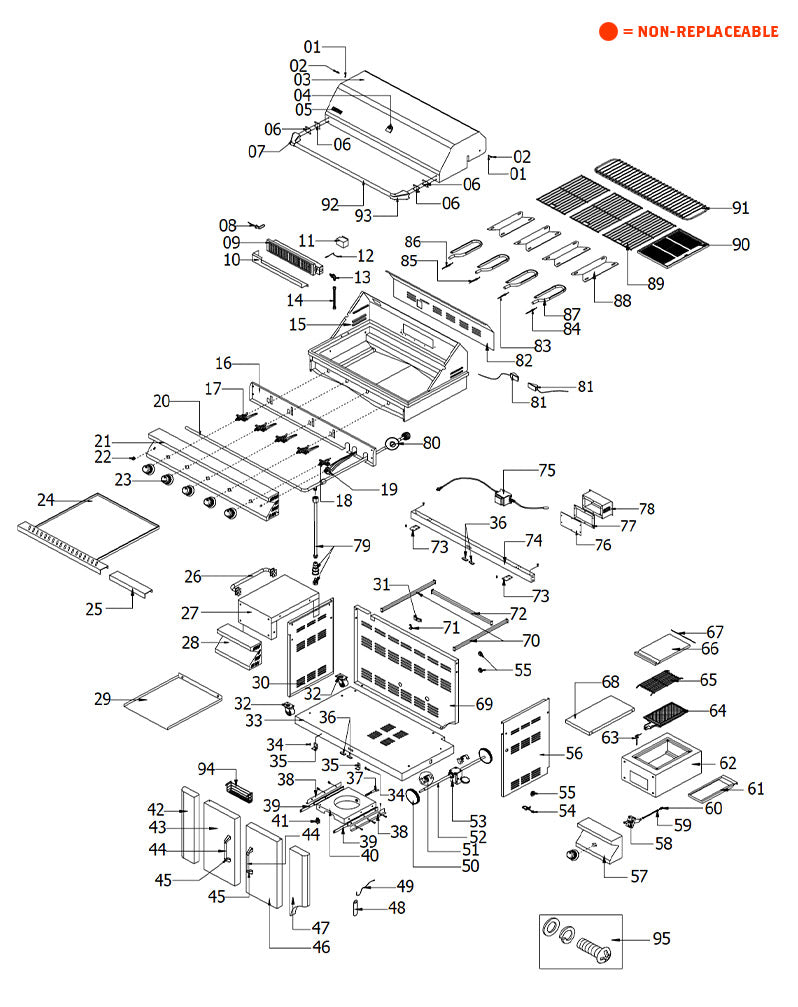 replacement grill parts for your JennAir 720-0512