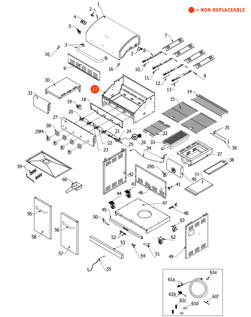 replacement grill parts for your Kenmore 720-0830A