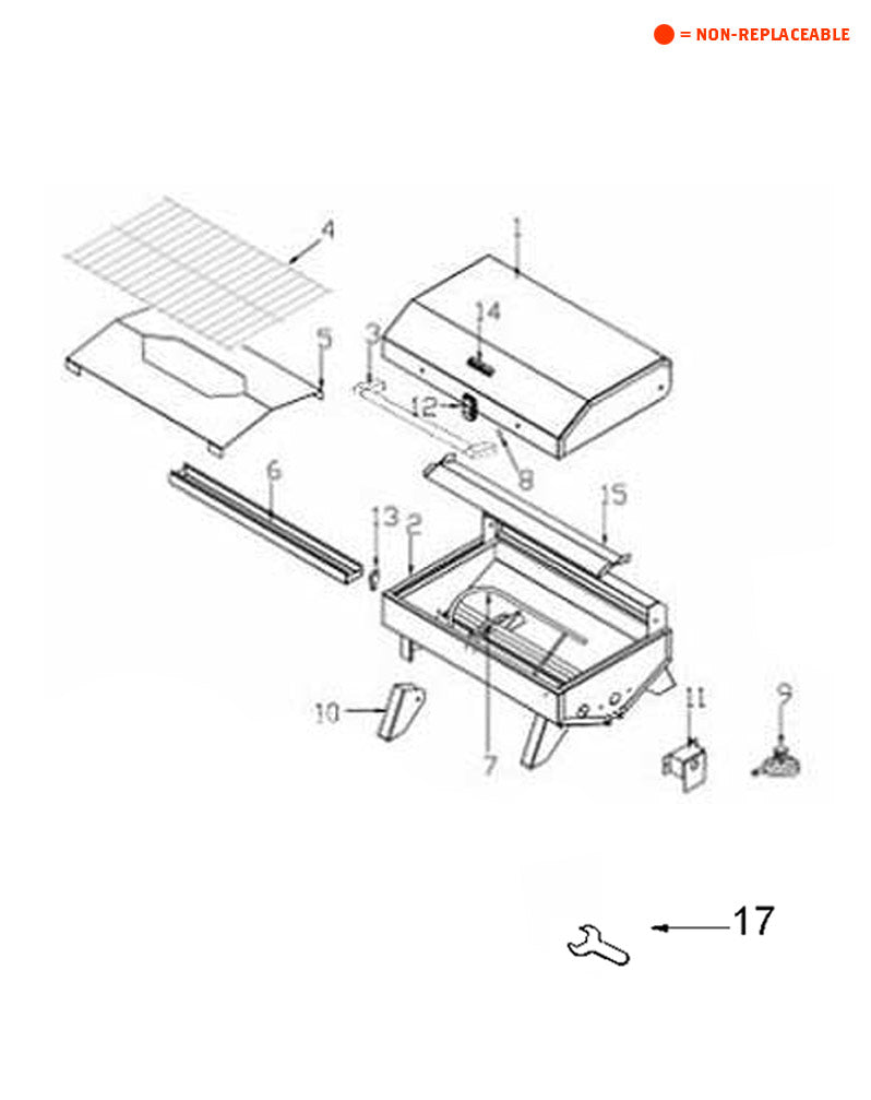 replacement grill parts for your Kenmore 820-0012