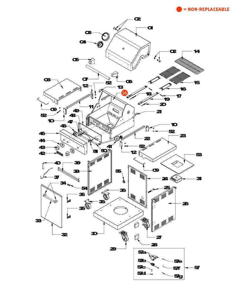 replacement grill parts for your KitchenAid 720-0819A