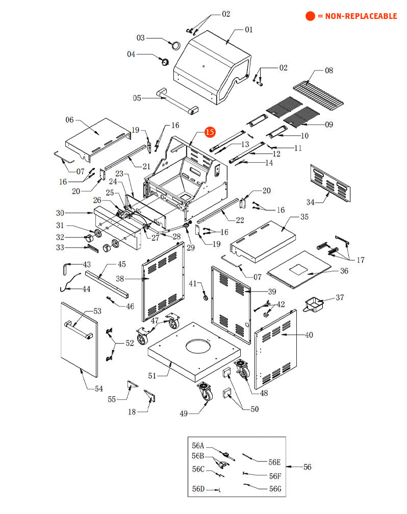 replacement grill parts for your KitchenAid 720-0819GH