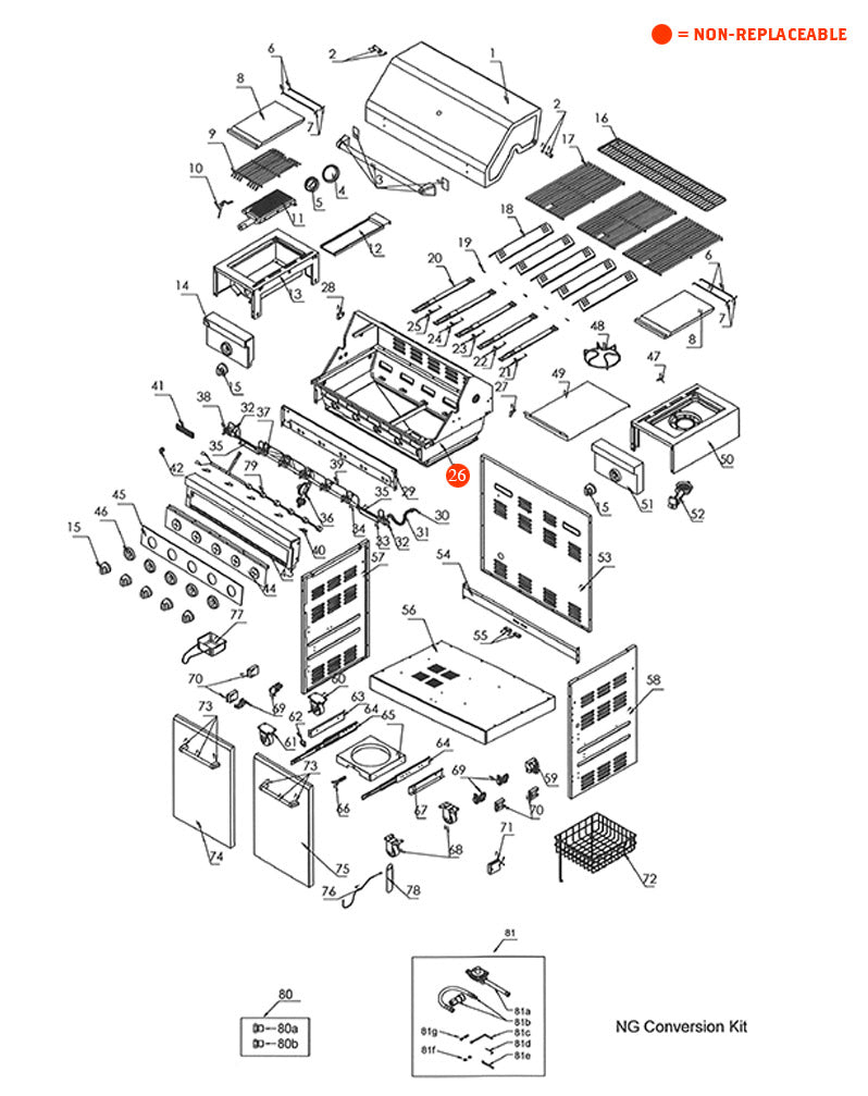 replacement grill parts for your KitchenAid 720-0893
