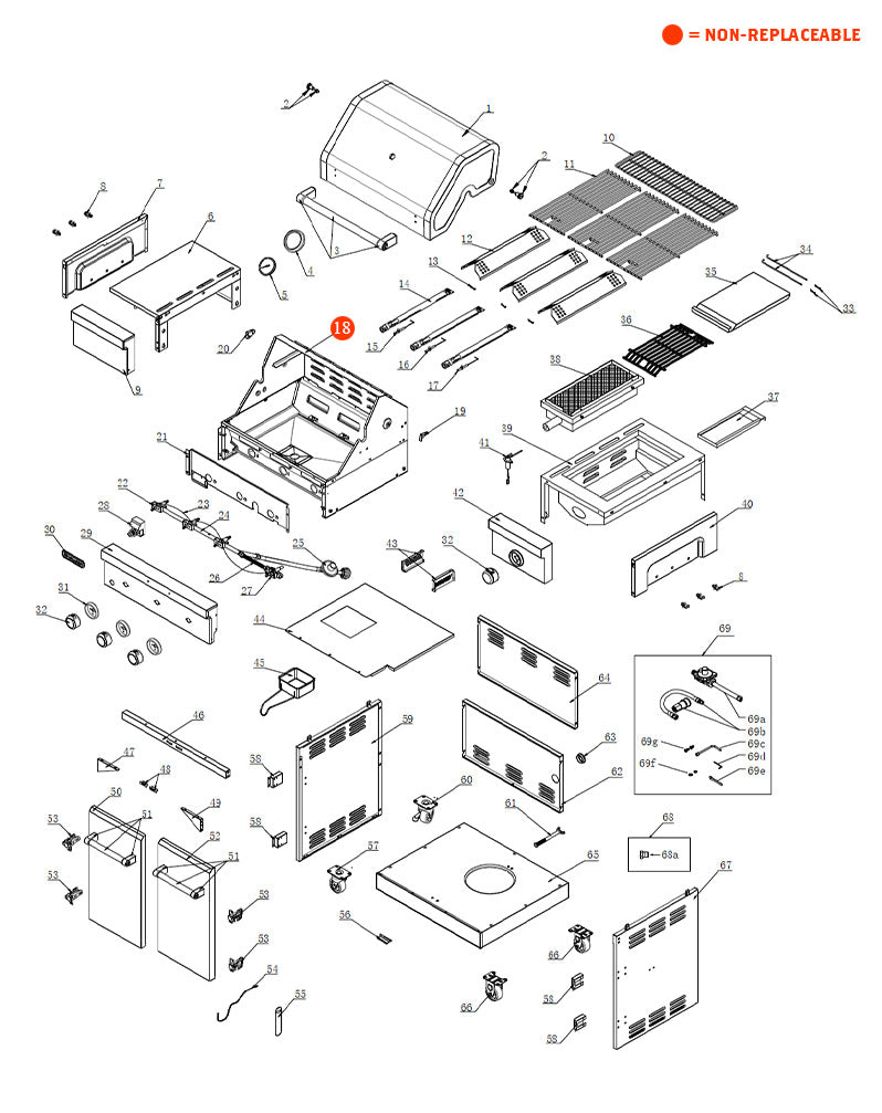 replacement grill parts for your KitchenAid 720-0953