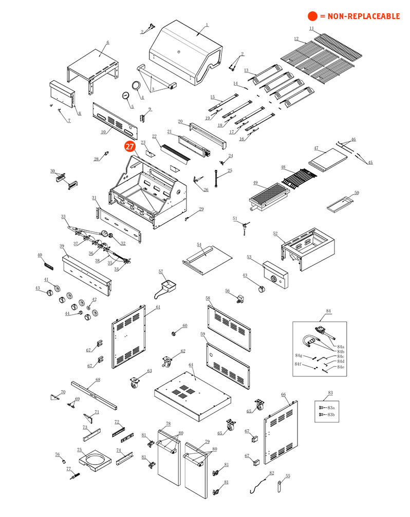 replacement grill parts for your KitchenAid 720-0954