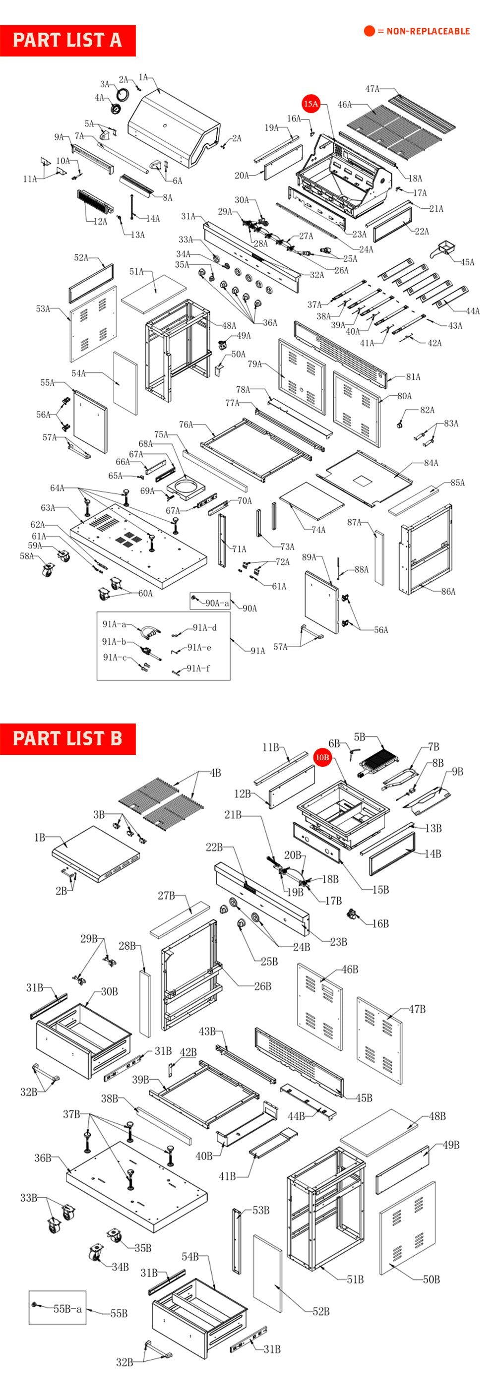 replacement grill parts for your KitchenAid 860-0003
