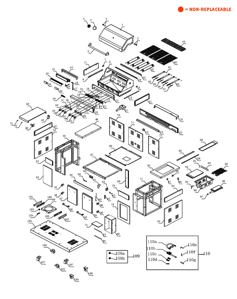 replacement grill parts for your KitchenAid 860-0012