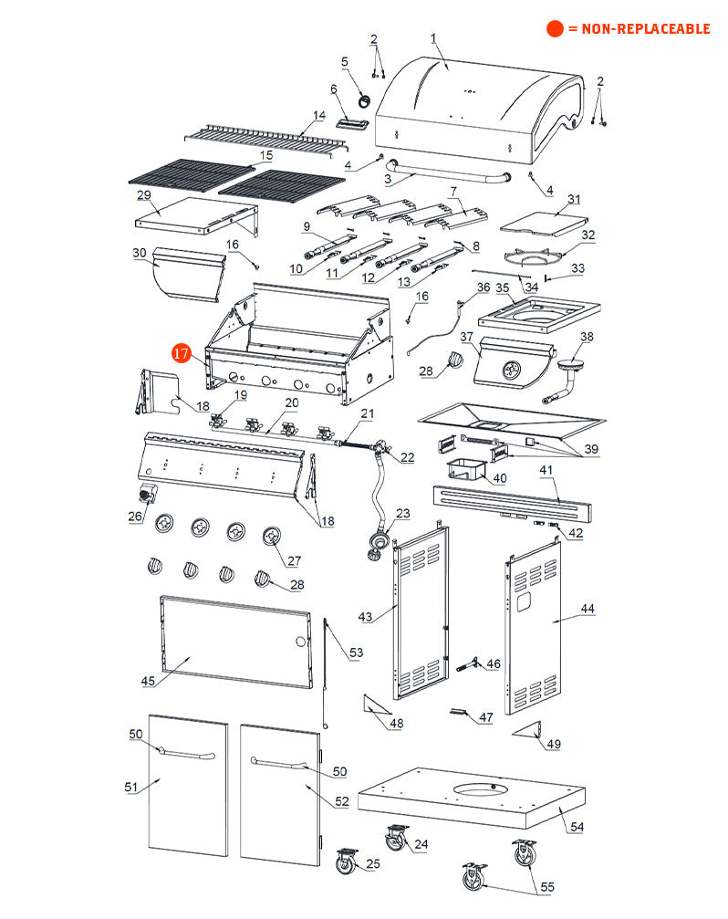 replacement grill parts for your Megamaster 720-0783T