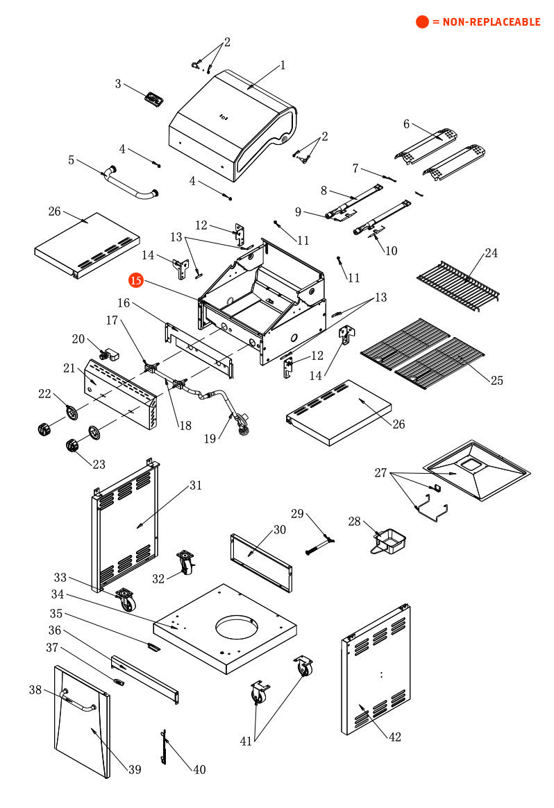 replacement grill parts for your Megamaster 720-0864MA