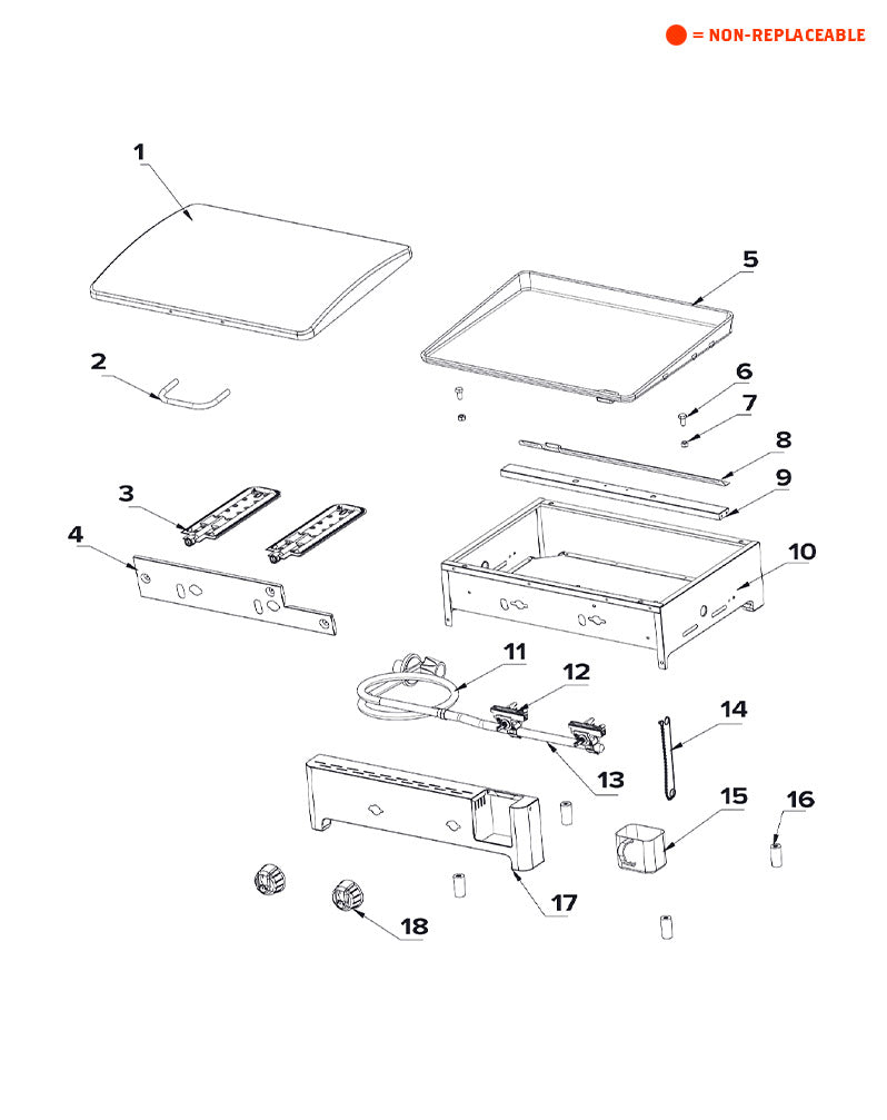 replacement grill parts for your Megamaster 820-0054D