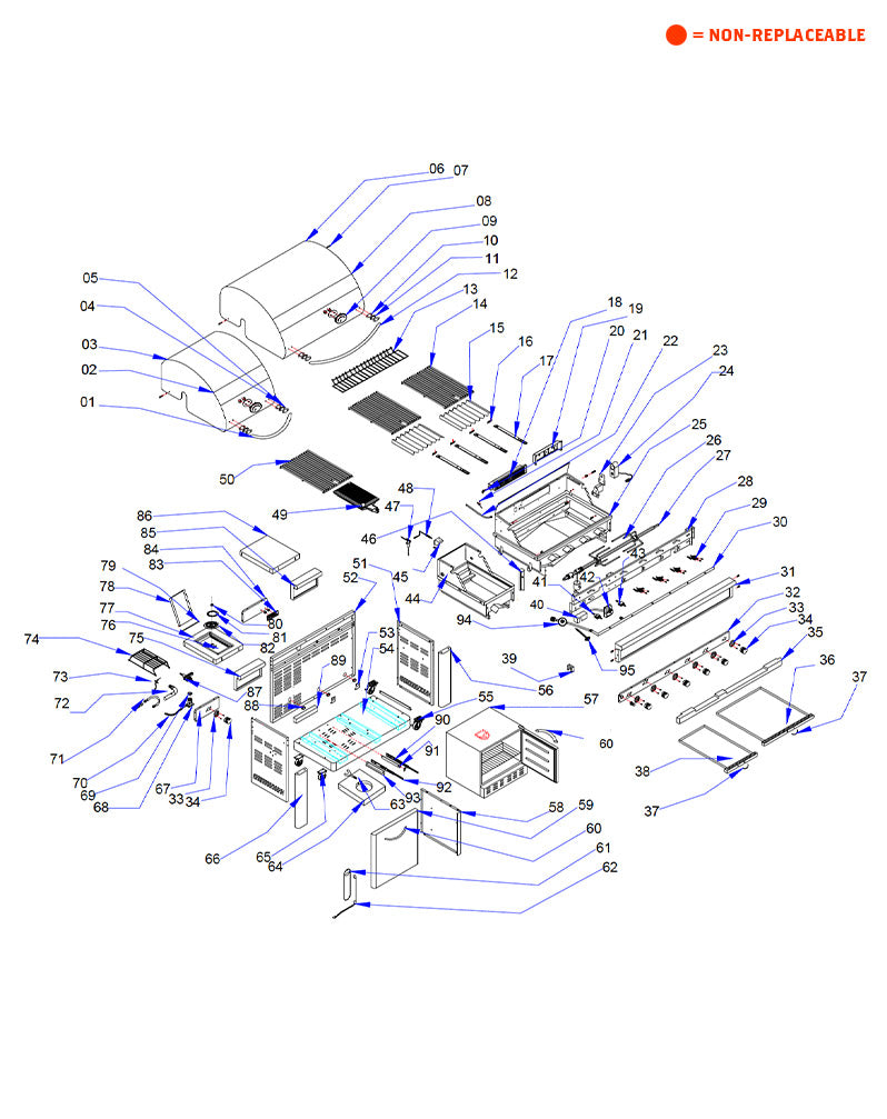 replacement grill parts for your Nexgrill 720-0617