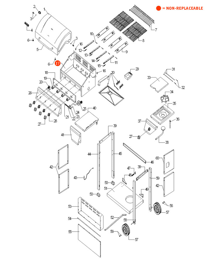 replacement grill parts for your Grillmaster 720-0697E