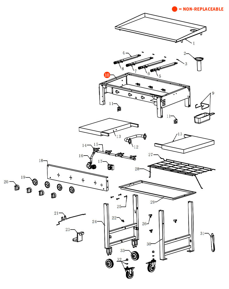 replacement grill parts for your Nexgrill 720-0786