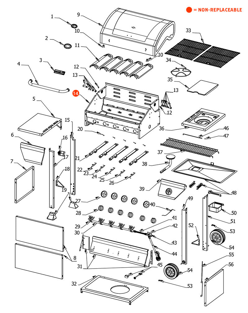 replacement grill parts for your Nexgrill 720-0888