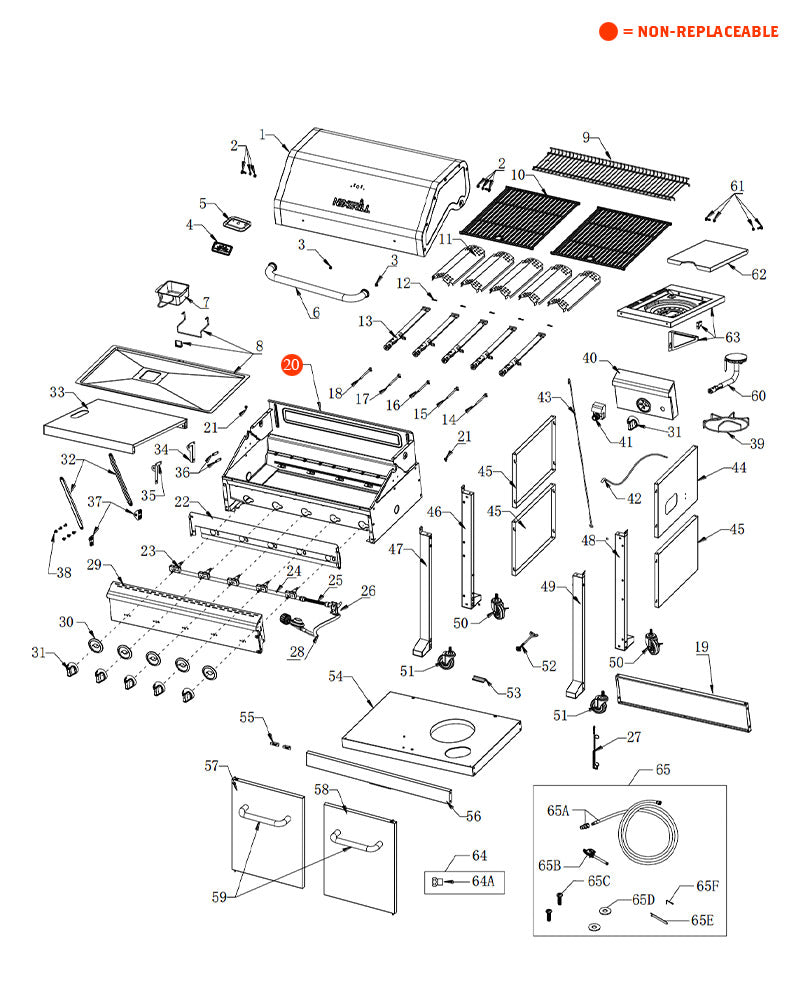 replacement grill parts for your Nexgrill 720-1046