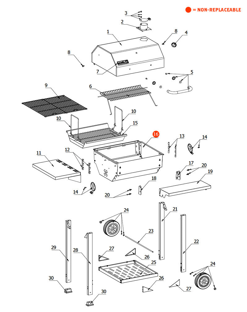 replacement grill parts for your Nexgrill 810-0025