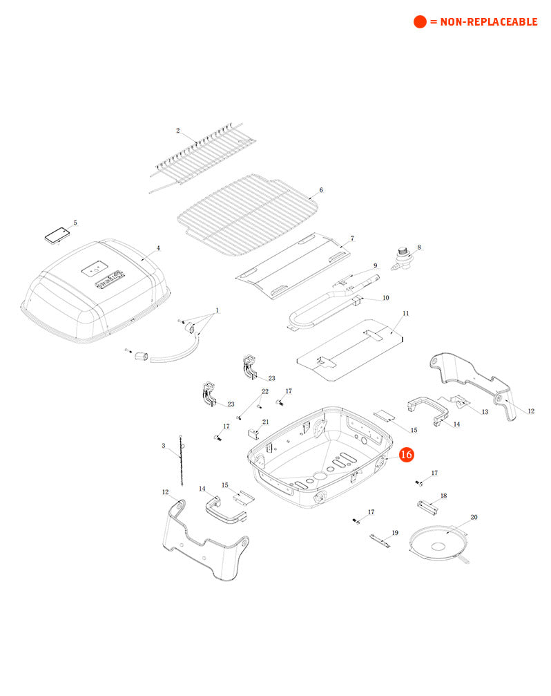 replacement grill parts for your Megamaster 820-0065B