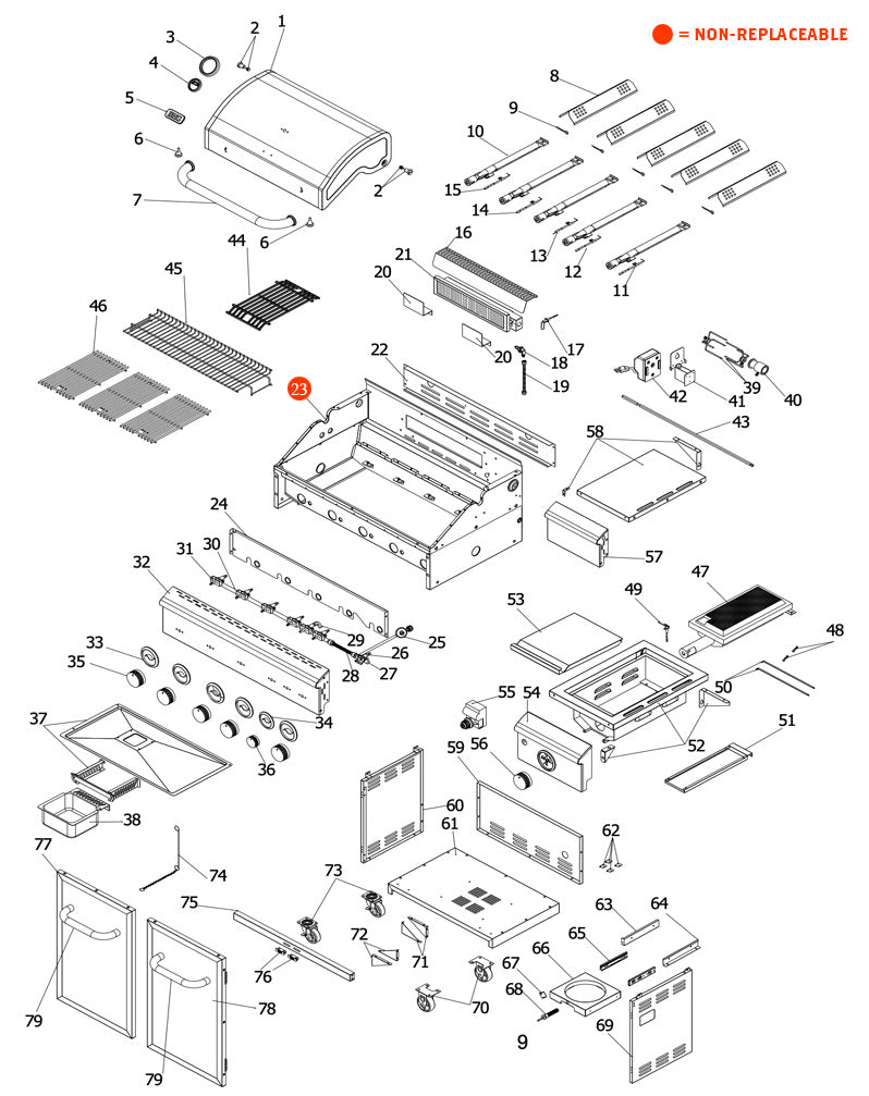 replacement grill parts for your Better Homes and Garden 720-0882