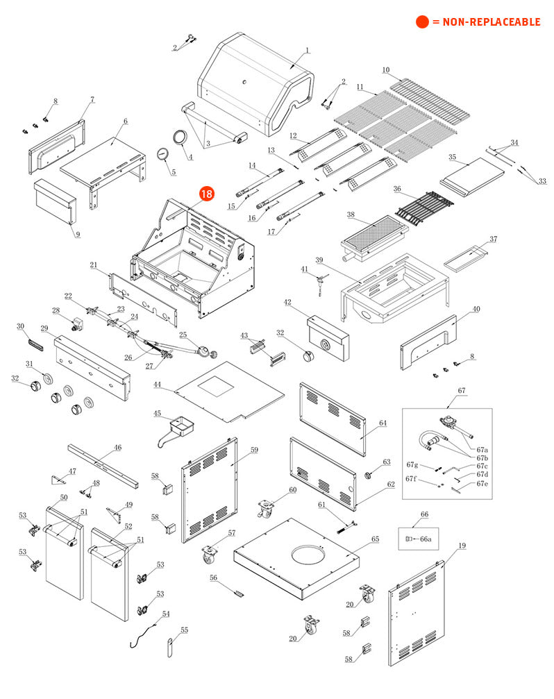 replacement grill parts for your KitchenAid 720-0953AC