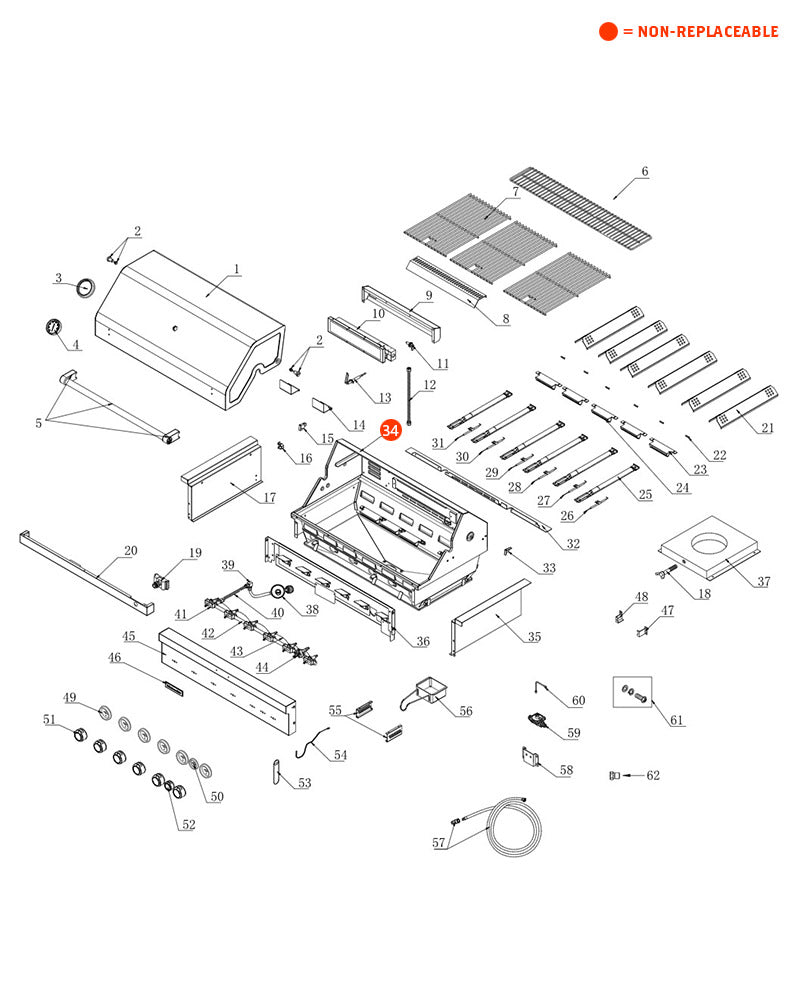 replacement grill parts for your KitchenAid 740-0781K