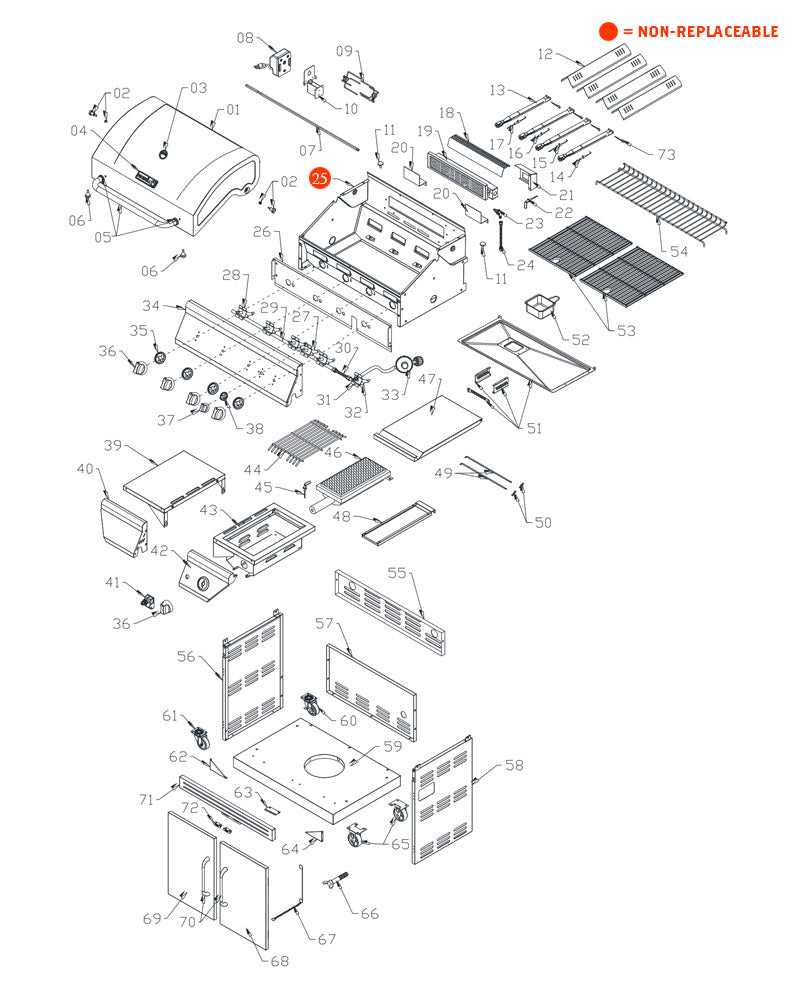replacement grill parts for your Nexgrill 720-0783E