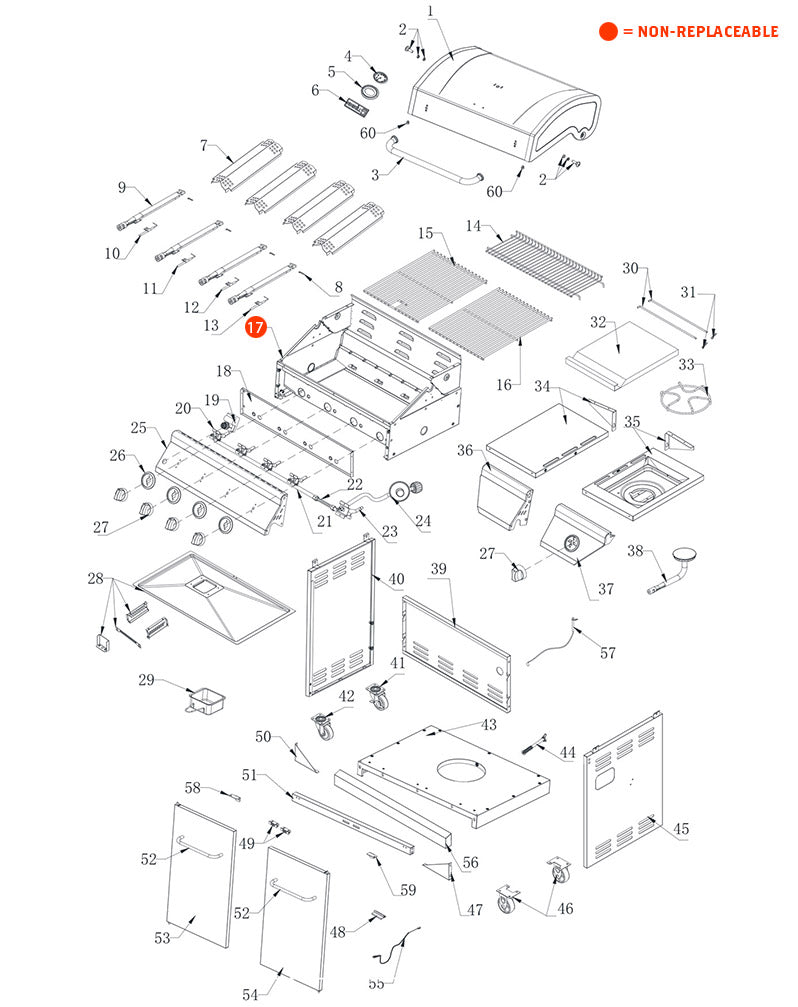 replacement grill parts for your Nexgrill 720-0830HR