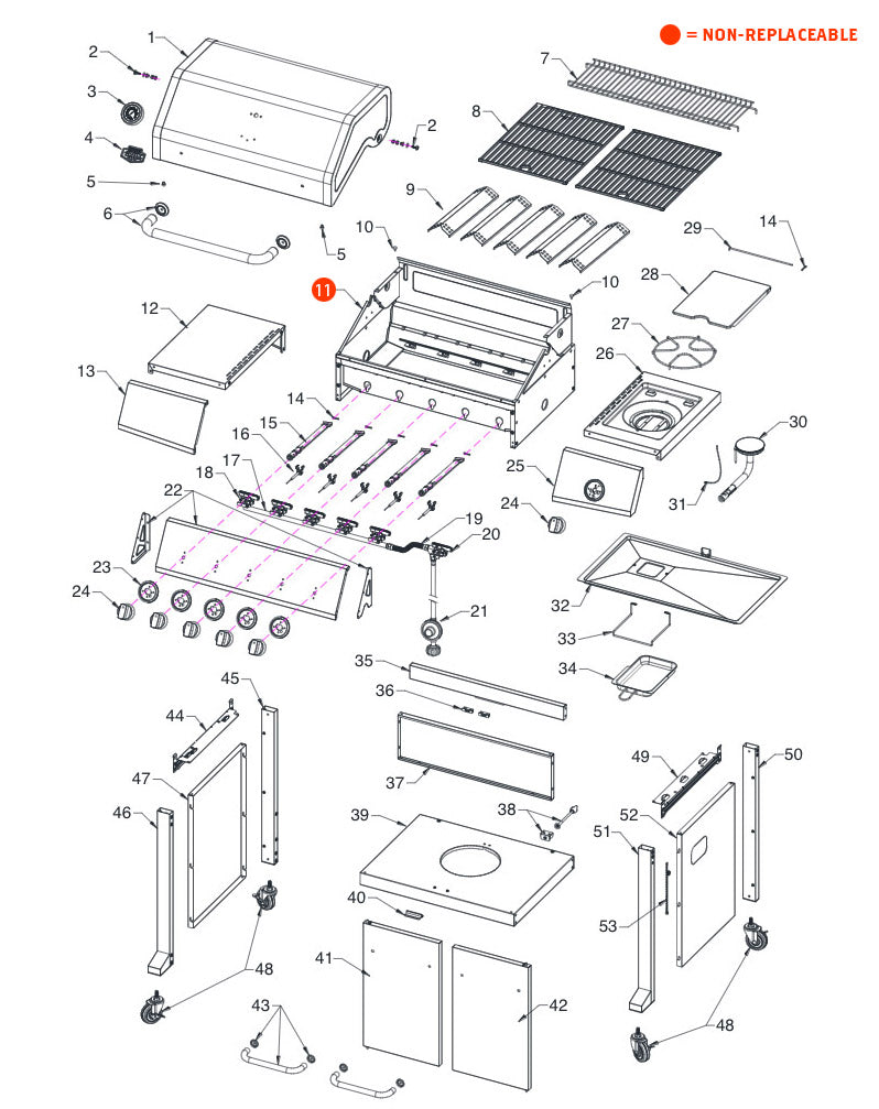 replacement grill parts for your Expert Grill 720-0968C