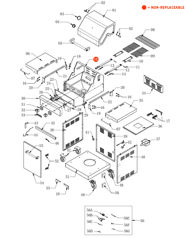 replacement grill parts for your KitchenAid 720-0819GL