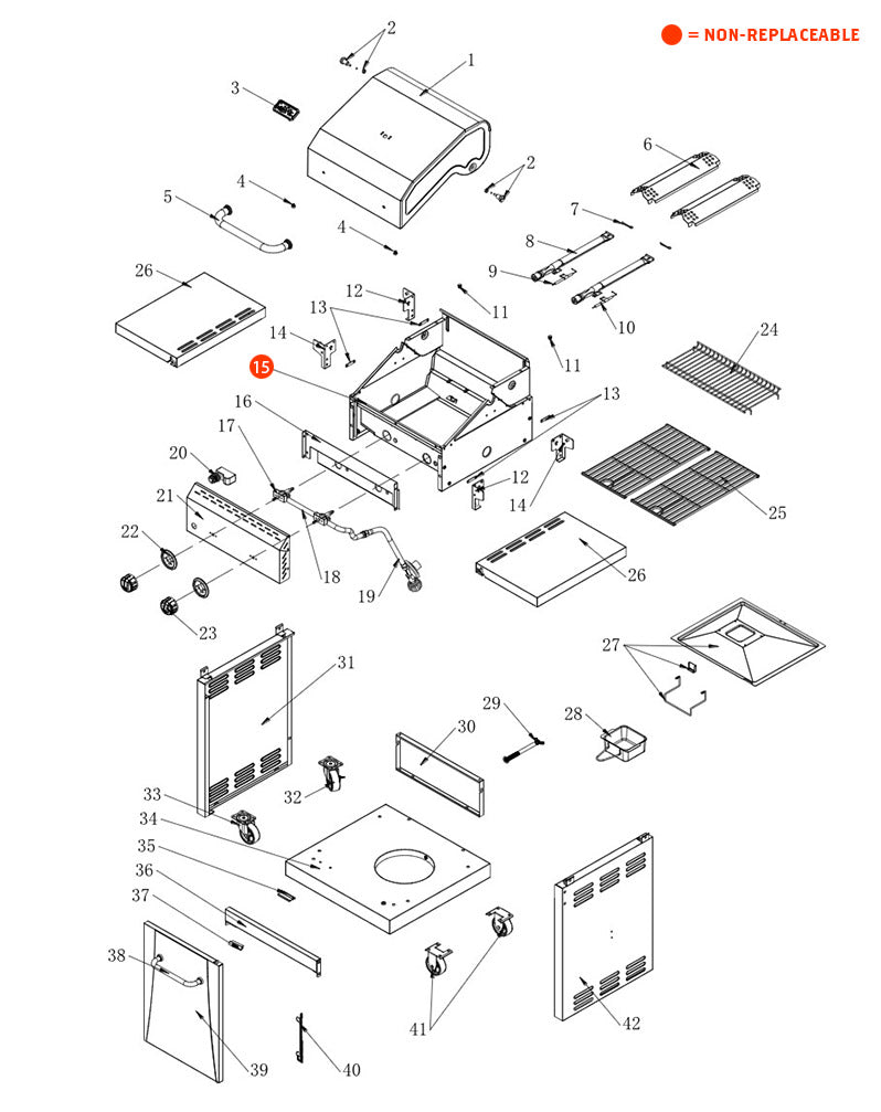 replacement grill parts for your Megamaster 720-0864MA