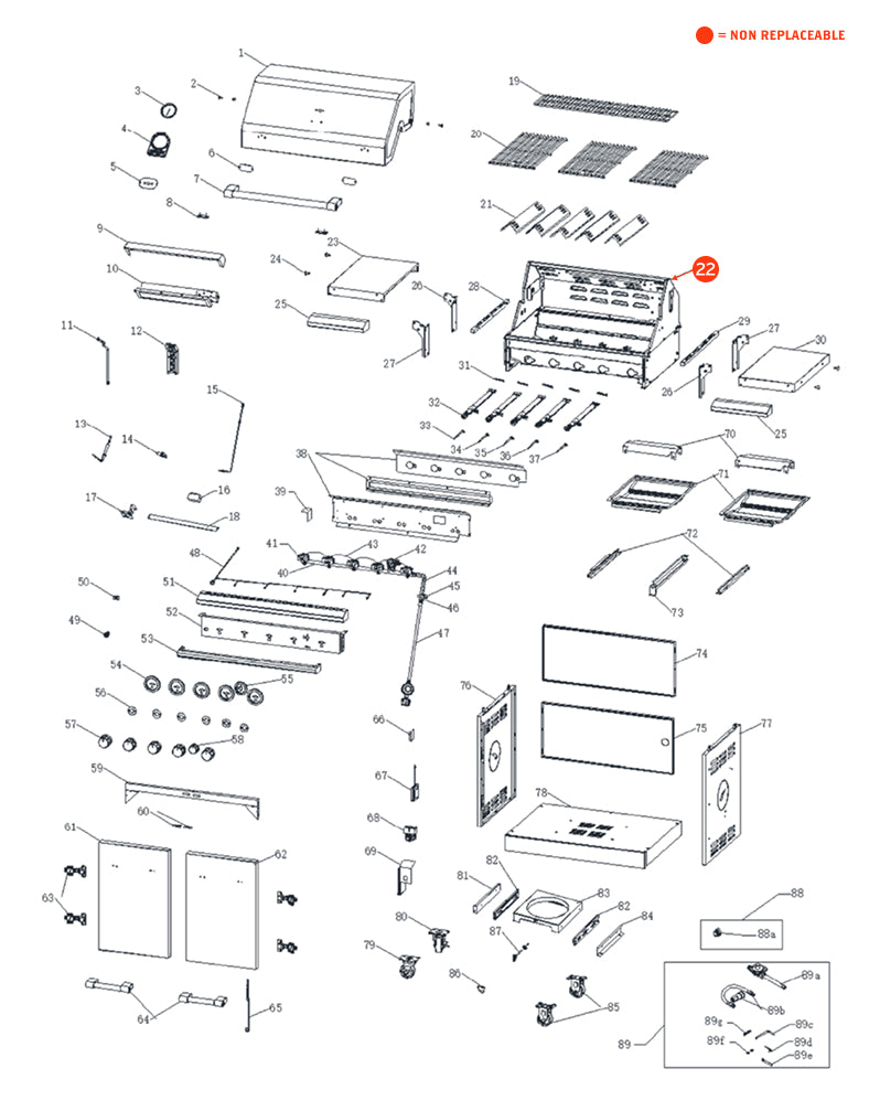 replacement grill parts for your Kirkland Signature 720-1068