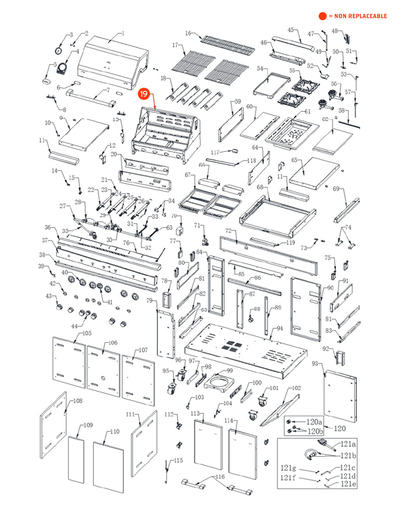 replacement grill parts for your Kirkland Signature 860-0030