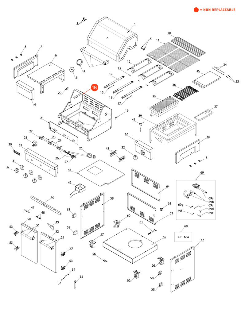 replacement grill parts for your KitchenAid 720-0953F