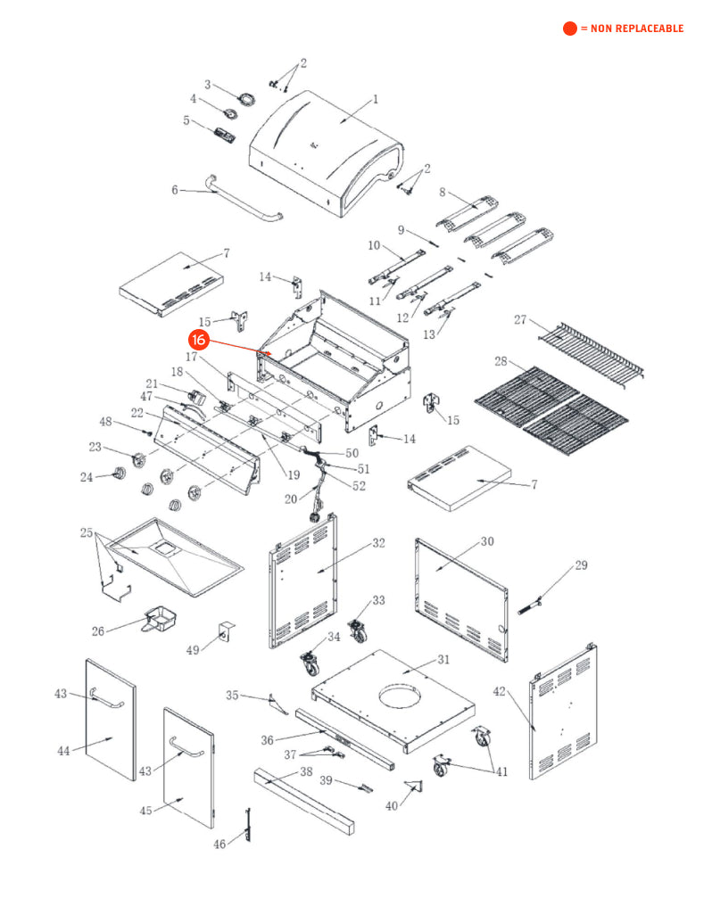 replacement grill parts for your Nexgrill 720-0830MN