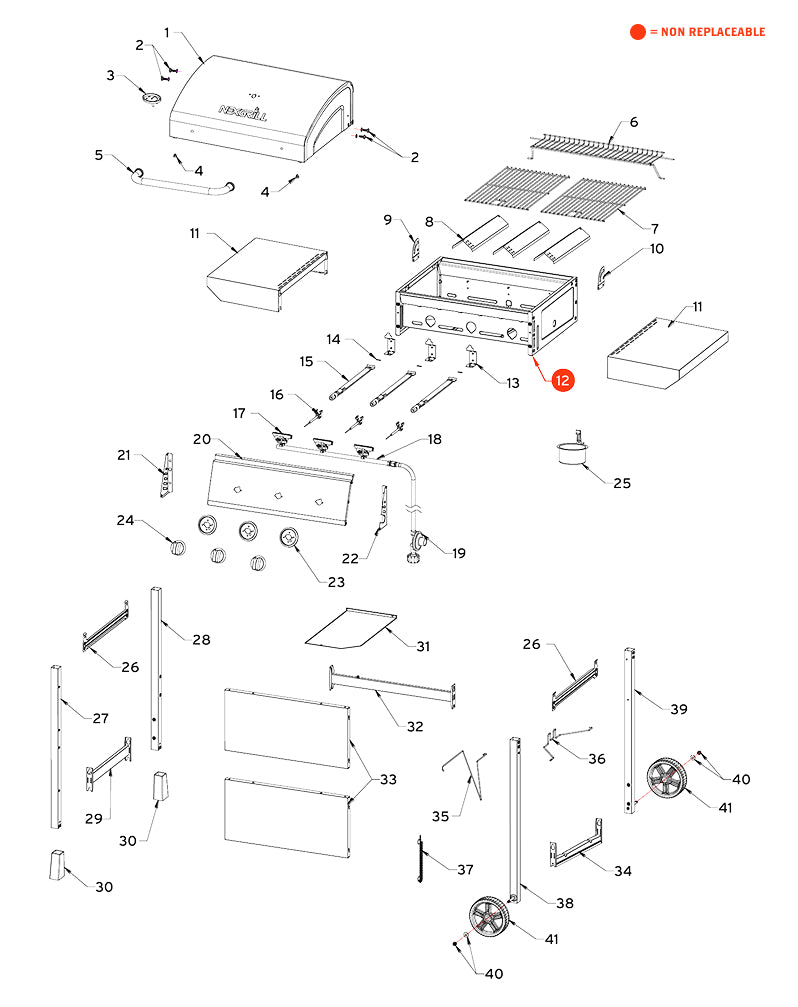 replacement grill parts for your Nexgrill 720-1012
