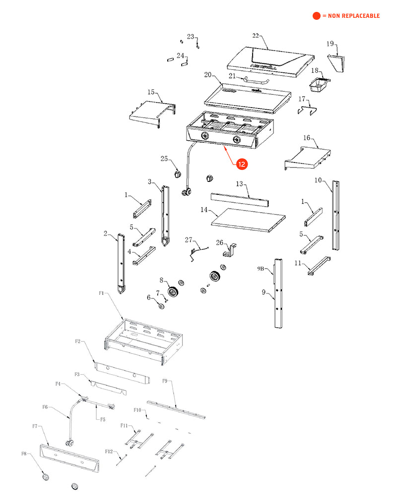 replacement grill parts for your Nexgrill 720-1115C