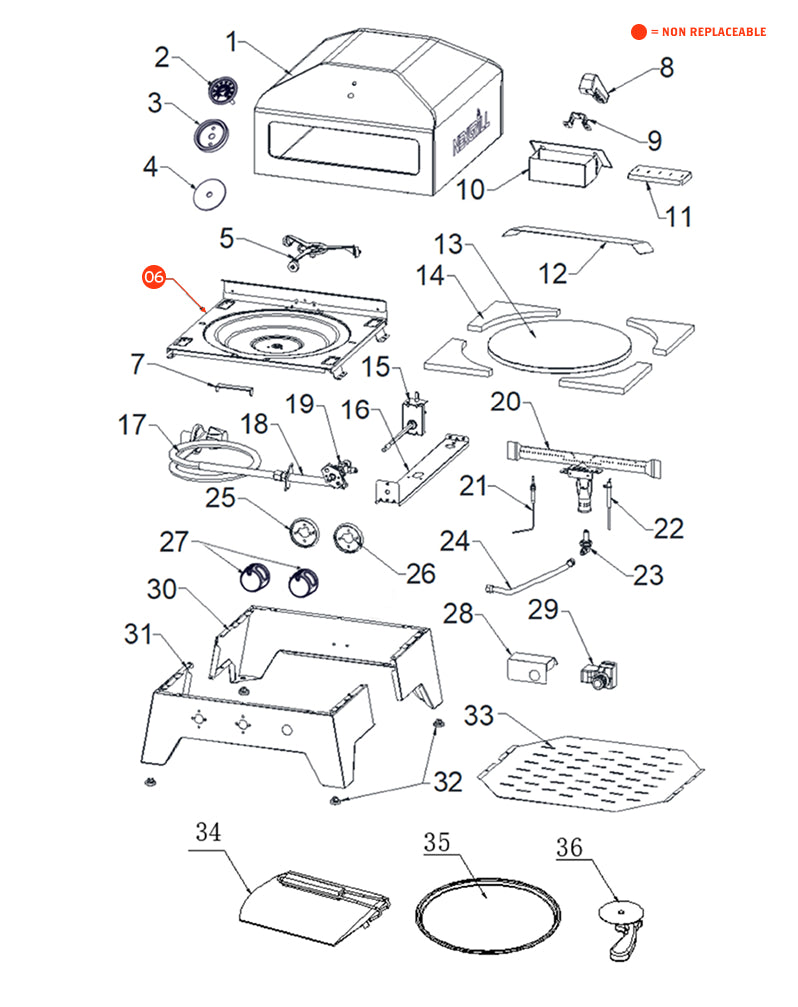 Replacement Grill Parts for Nexgrill 820-0084D