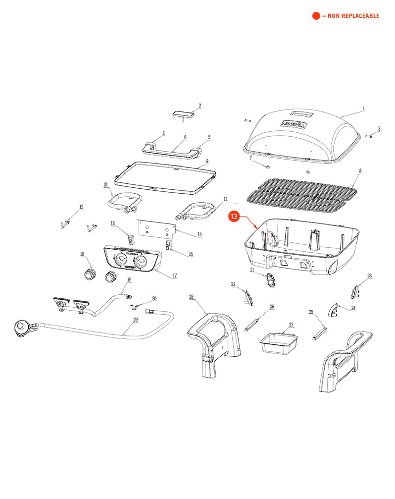 replacement grill parts for your Nexgrill 820-02005